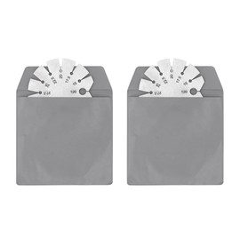 2pcs Bevel Stainless Steel Compact Multipurpose Ax Angle for Checking Measuring