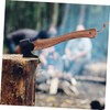 Sosoport 2pcs Sturdy Wooden Axe Handle Comfortable Grip Replacement for