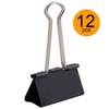D.RECT Foldback Clips, Multi-Purpose Clips, Paper Metal Binder Clips for
