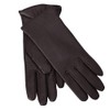 MGGMOKAY Women's Leather Gloves Touchscreen Cashmere Lined, Brown, L