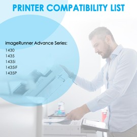 LeciRoba GPR-54 GPR54 Toner Cartridge Replacement for Canon GPR-54 GPR54 Toner for Canon imageRunner Advance 1430 1435 1435i 1435iF 1435P Printer (Black, 2-Pack)