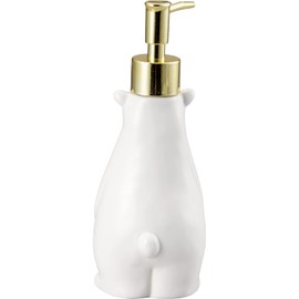 Sunart SAN3772 Cute Miscellaneous Goods Hand Soap Dispenser, Approx. 8.1 fl oz (230 ml), Polar Bear, White