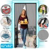 MUCH Magnetic Screen Door Hands Free Mesh Partition Curtain Keeps