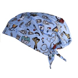 SOULMATE Gorro de tela uniforme médico para Mujer (Jeringas)