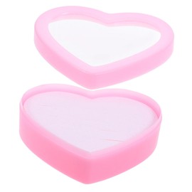 VILLFUL Heart Shaped Jewelry Ring Box Slot Storage Organizer for Earrings Finger Rings and Trinkets present for Birthdays and Special Occasions