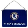 Chelsea No 1 Fan Bedroom Sign - Multi-Colour