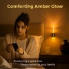 L LOHAS LED Night Light, Amber Candle Night Lights Plug