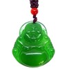 yigedan Green Jade Jade Buddha Pendant Necklace, jade, Jade