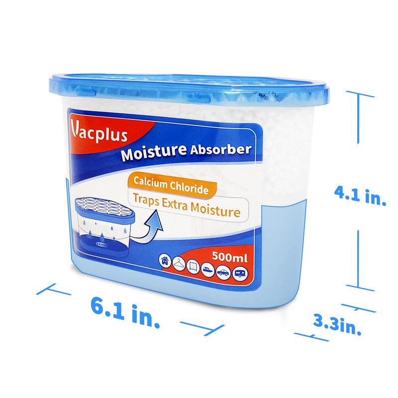 Vacplus Moisture Absorber Boxes (16 Pack), Humidity Absorber Attracts Extra