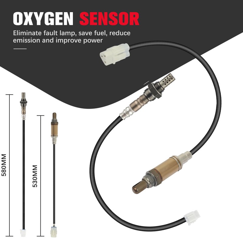QIJIAUTO O2 Oxygen Sensor Upstream and Downstream Compatible with 1999