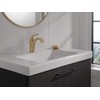 Delta Faucet Lahara Single Hole Bathroom Faucet, Gold Bathroom Faucet,