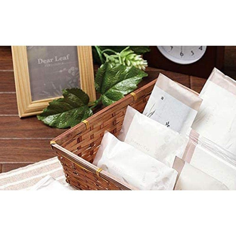 ホテルアメニティコットンセット コットン２枚 綿棒２本 ディアリーフ 50セット(50)