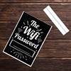 RED OCEAN WIFI PASSWORD Chalkboard Standing Plaque New First Home
