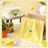 Tingjoo 3 Pcs Pineapple Hand Towels 14x29 Inch Spring Summer