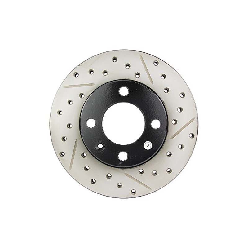 StopTech 127.33012L Sport Drilled/Slotted Brake Rotor (Front Left), 1 Pack