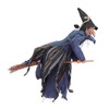 Blue Hanging Horror Witch Decorative Voice Control Hanging Prop Decoration