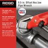 RIDGID 31305 Model E-110 9.5" Offset Hex Jaw Pipe Wrench,