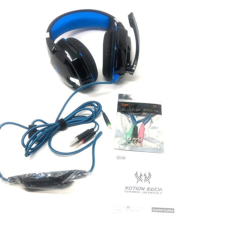 Kotion Each G2000 Pro Over Ear Gaming Wired Headset With