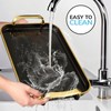 Aayoruro Serving Tray with Handles Set of 3 Rectangular Large