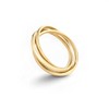 Mint & Lily Dainty Interlocking Fidget Ring - Gold, Size