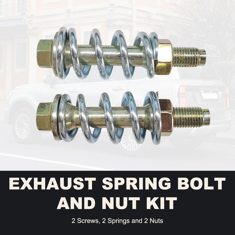 DXNQ 2 PCS Exhaust Bolt and Spring, Automotive Premium Grade