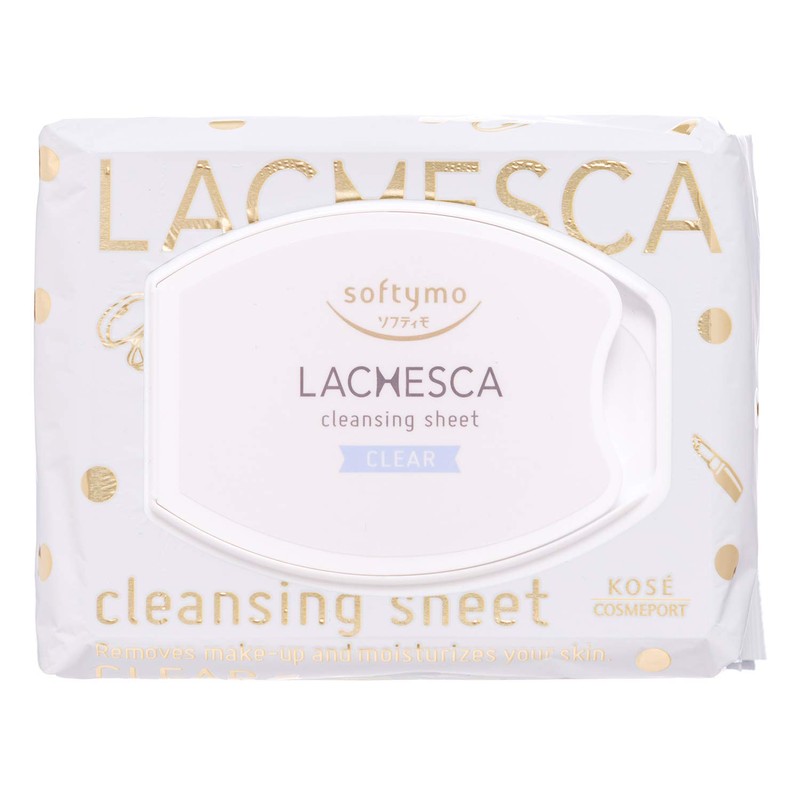 Softymo Lachesca Water Cleansing Sheet, Clear, 50 Sheets x 1