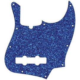 D’Andrea Jazz Bass Pickguards for Electric Guitar, Blue Sparkle