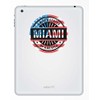 2 x 10cm Miami Florida USA Vinyl Sticker Travel Luggage
