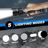SZJIEIFR LED 18650 Flashlight Tactical Flashlights Rechargeable LED Flashlight, 5