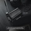 VULKIT Tarjetero de Cuero con Protección RFID, Carteras para Hombre