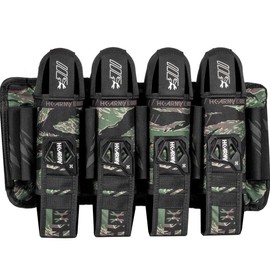 HK Army 4+3 Eject Paintball Harness Pod Pack - Tigerstripe