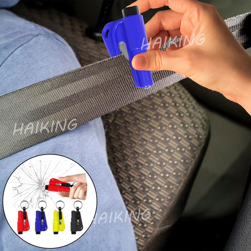 Window Broken Tool, 4 Pcs Emergency Escape Tool with Car