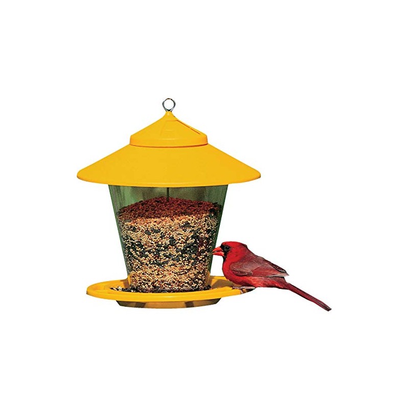 Audubon NA6231 4 Lb Capacity Hopper Granary Bird Feeder Assorted