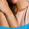 JEXOWIQ armband silber - 5 Pcs Ketten Armbander für Damen