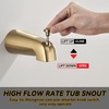 Shower Tub Faucet Sets Complete with Diverter, 5 Spray Settings,