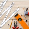 Terbold 2pk Folding Ruler Yard Stick | 6ft Imperial 2m