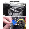 QNHEAY 4-Pin Trailer Hitch Wiring Harness Kit Vehicle-Side CustomFit f2015-2024