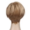 Hair Blonde Human Hair Wigs Pixie Cut Wigs Synthetic Golden