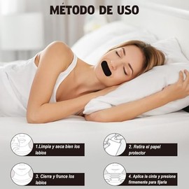 Yakiter 30 PCS Bucales Antirronquidos, Cinta Bucal para Dormir Especialmente Diseñada para el Contacto con los Labios, Cinta Bucal para Dormir para Me