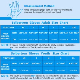 Seibertron S.P.S.G-3 Unisex Half Finger UPF100+ Sun/UV Protection Breathable Cycling Glove fit for Biking MTB DH Road Bicycle, Shock-Absorbing Gel Pad, Anti-Slip Print Gloves Grey M