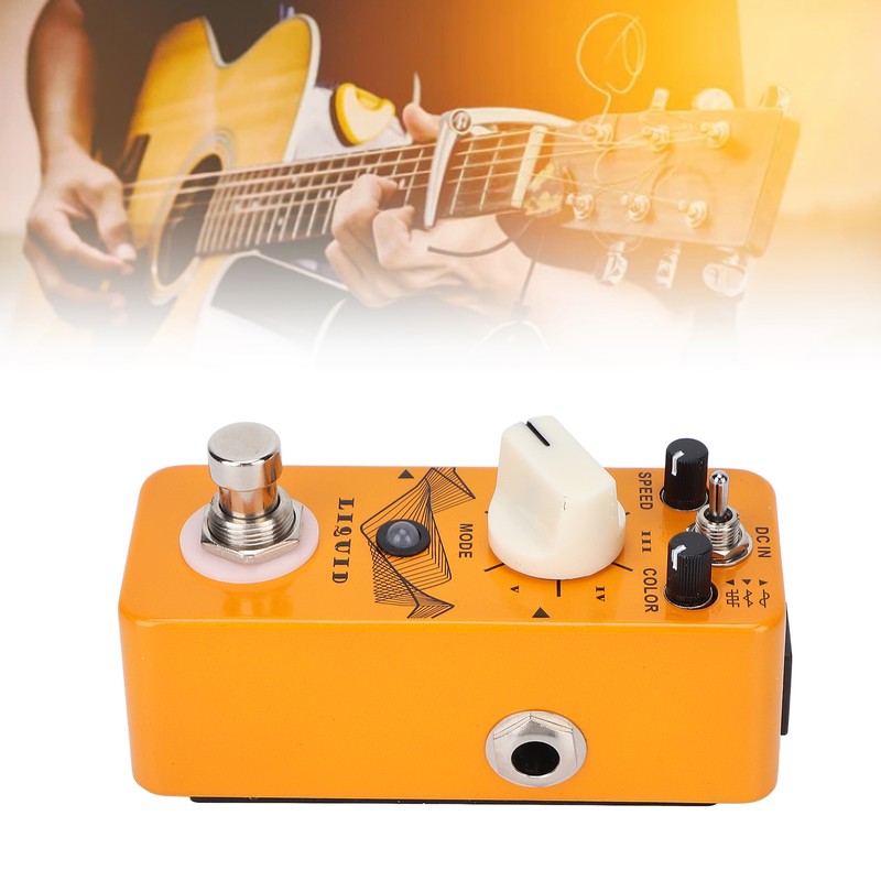Electric Guitar Phaser Pedal Digital 15 Phaser Tones Monoblock Effect