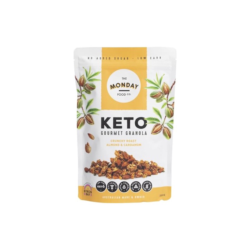 The Monday Food Company Crunchy Roast Almond Cardamom Granola, 300