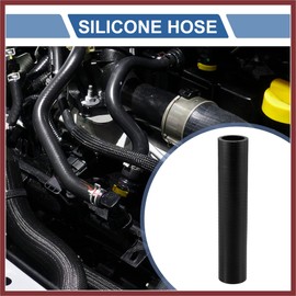 HEROFFIX 1 Pcs 30mm 1.18" ID 200mm 7.87" Length 0 Degree Black Car Silicone Hose Coolant Hose Universal Replace Parts