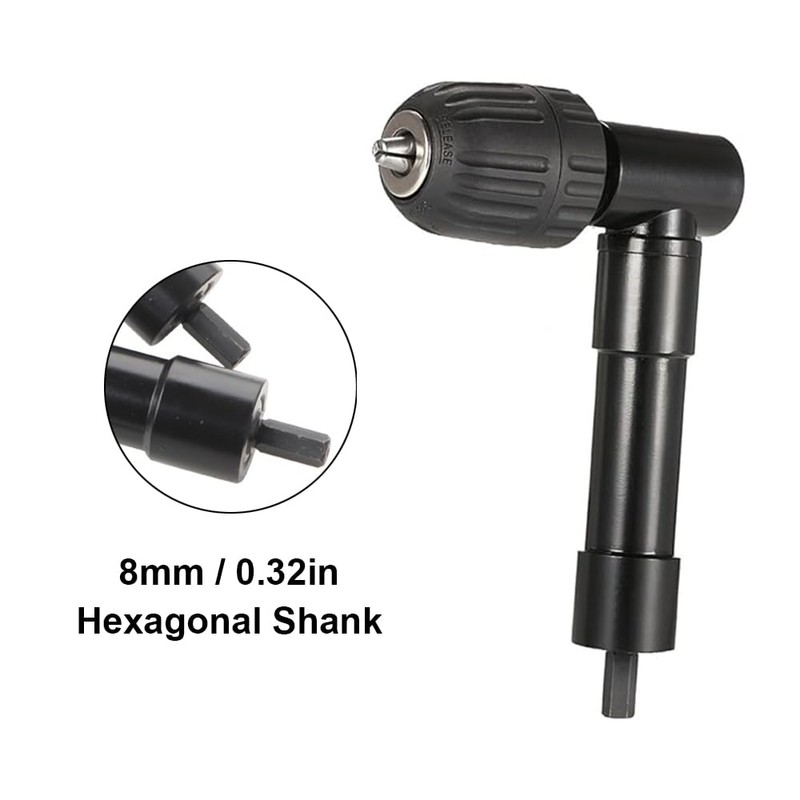 90 Degree Right Angle Drill Attachment, Right Angle Bend Extension