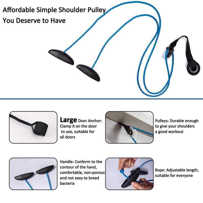 Shoulder Pulley Over The Door Physical Therapy System, Exercise Pulley,