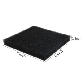 Aquafa Aquarium Sponge Filter Media Pad, Cut to Fit Biochemical Filter Bio Foam Pad