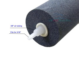 AQUANEAT 10 Pack Air stone, Large Air Stone Cylinder Aquarium Fish Tank 6"x2"