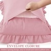 KKJIAF Ruffle Body Pillow Cases Set of 1, Ruffled Pillow