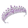 Women Wedding Crown Zinc Alloy Exquisite Rhinestone Bride Crown Hair