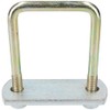 2 Pack M10 60mm x 90mm U-Bolt N-Bolt with Plates